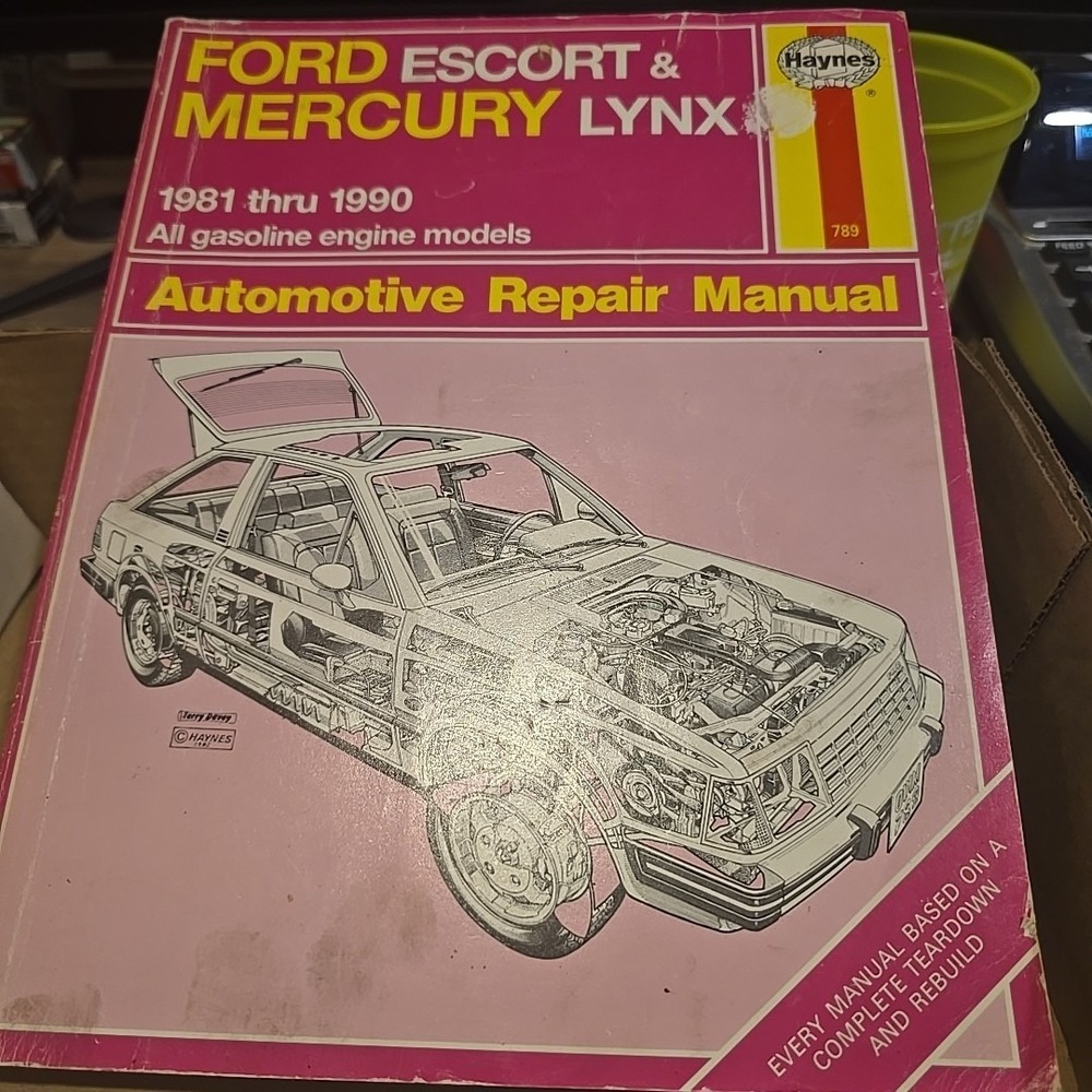 Ford Escort Mercury Lynx 1981-1990 Haynes Repair Manual #789‎